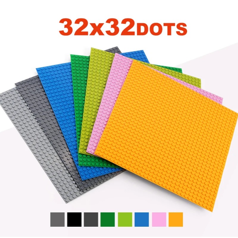 Kleine Pellet substrate32x32 Punkte DIY klassische Ziegel Baustein Builder Teile für Kinder Weihnachts geschenke