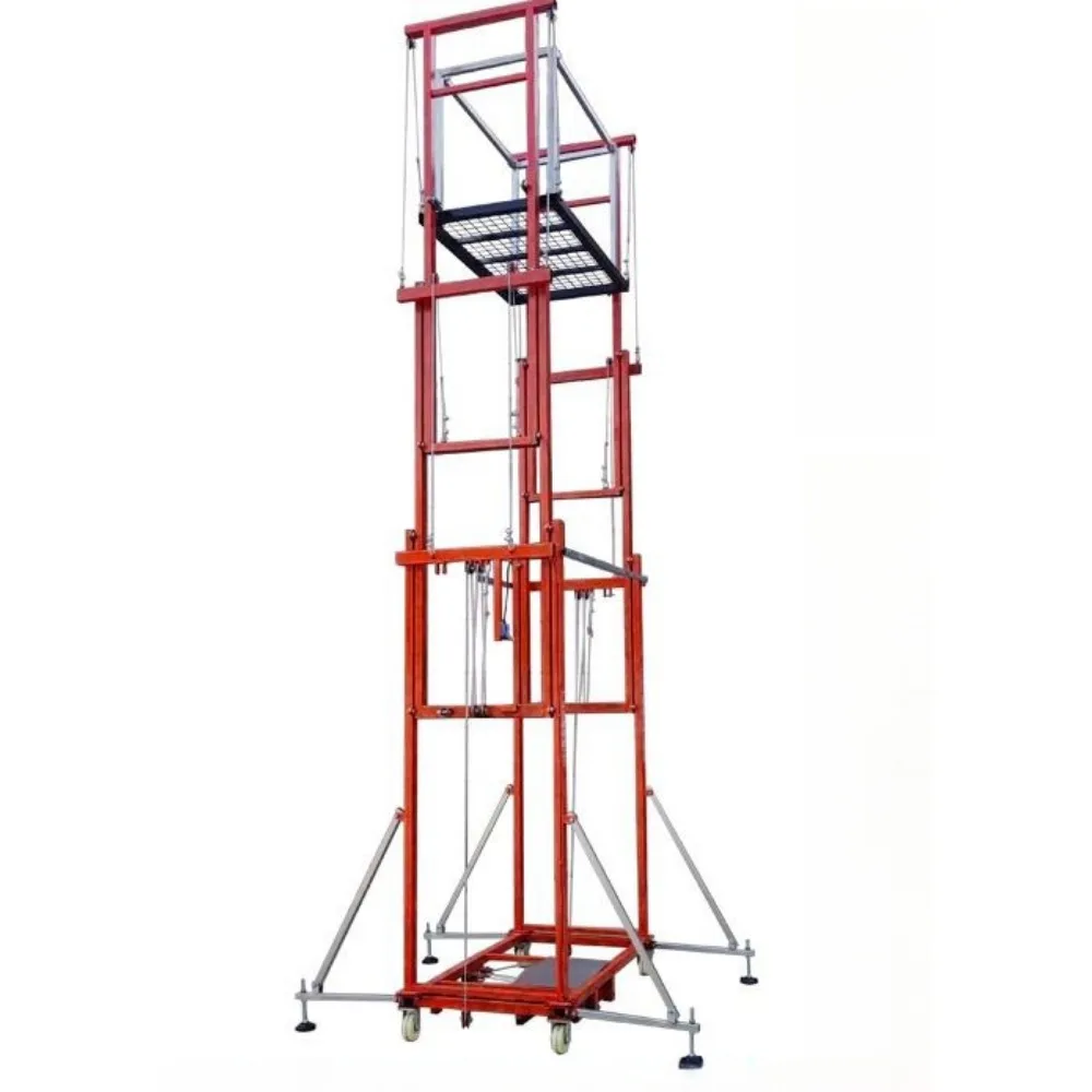 Electric scaffolding foldable mobile lifting platform construction site decoration fully automatic remote control