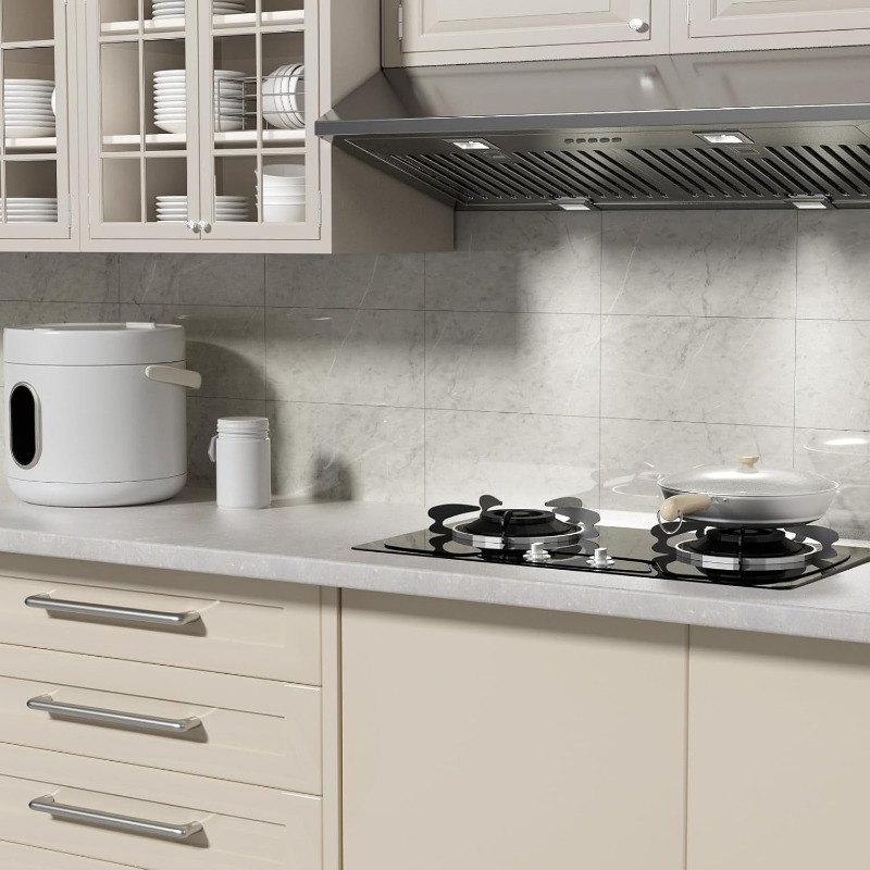 Shower Wall Panels, 23.6" x 11.8" Peel and Stick Backsplash Vinyl Faux Marble Shower Tile for Bathroom and Kitchen Wall (12pc)