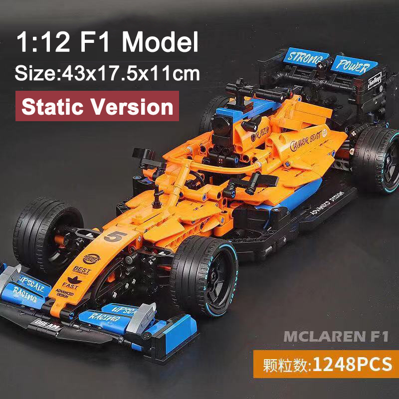 High-tech Building Blocks F1 สูตร 1 รีโมทคอนโทรล Super Speed Racing Cars Moc อิฐ RC การวิเคราะห์ของเล่น Creative Expert