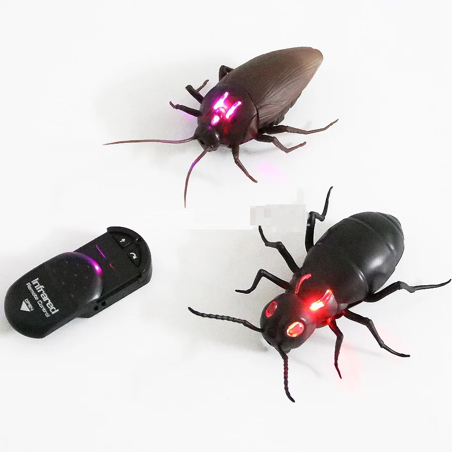 トリック電気ゴキブリペット RC シミュレーションクモロボットリモコンアリおもちゃハロウィンクリスマスミニギフト大人のいたずら昆虫
