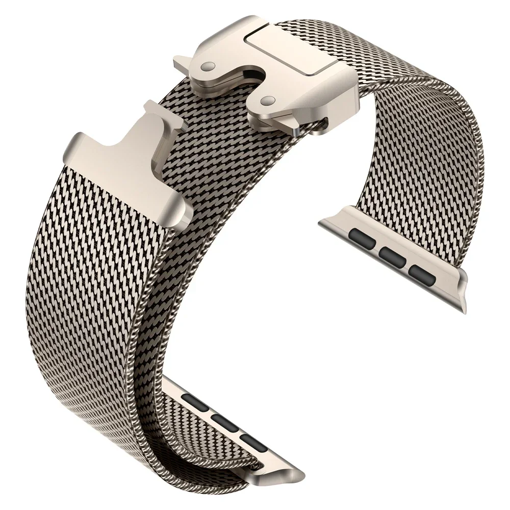 Titanium Milanese Loop For Apple watch Ultra 2 49mm Series 10 9 8 7 6 5 4 SE 46mm 42mm 41mm 45mm 44mm 38-40mm Straps Accessories