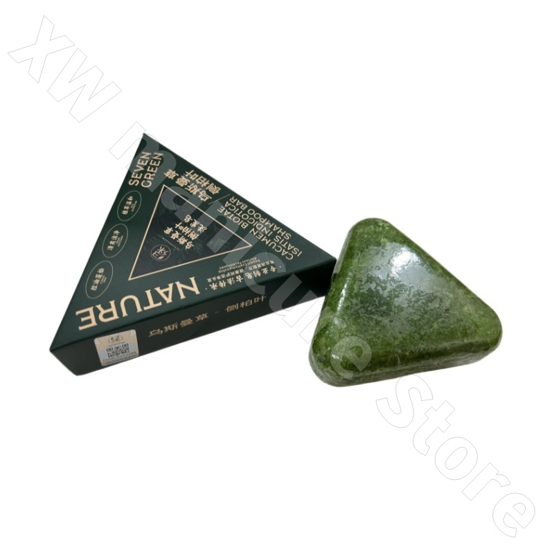 Seven-green Usman Orchidaceae Shampoo Refreshing Cleansing Oil Control Anti-Itch Replenishing Soap Soft Handmade Soap 120g