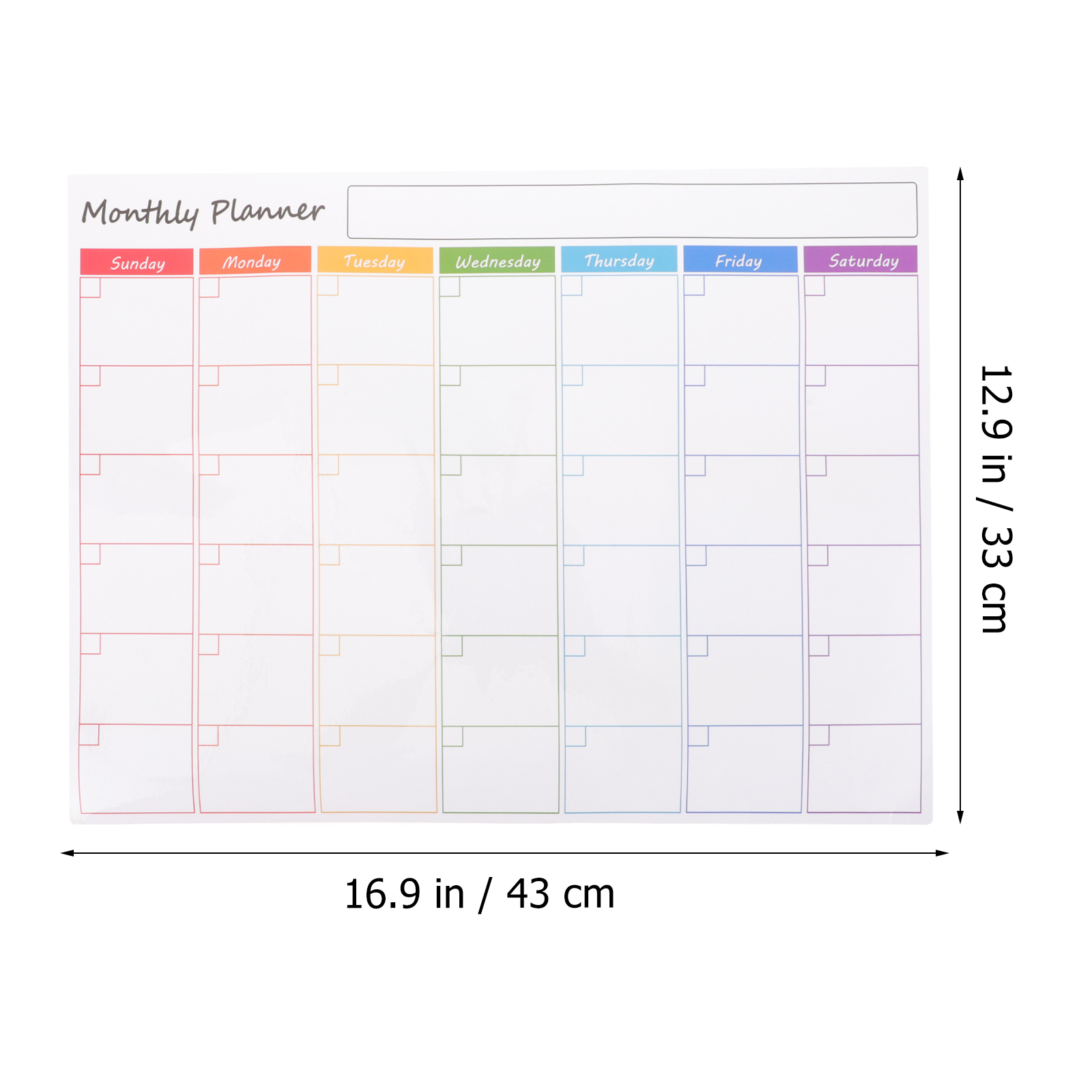 Monatsplaner, Kühlschrankmagnete, Zeitplantafel, trocken abwischbarer magnetischer Whiteboard-Kalender