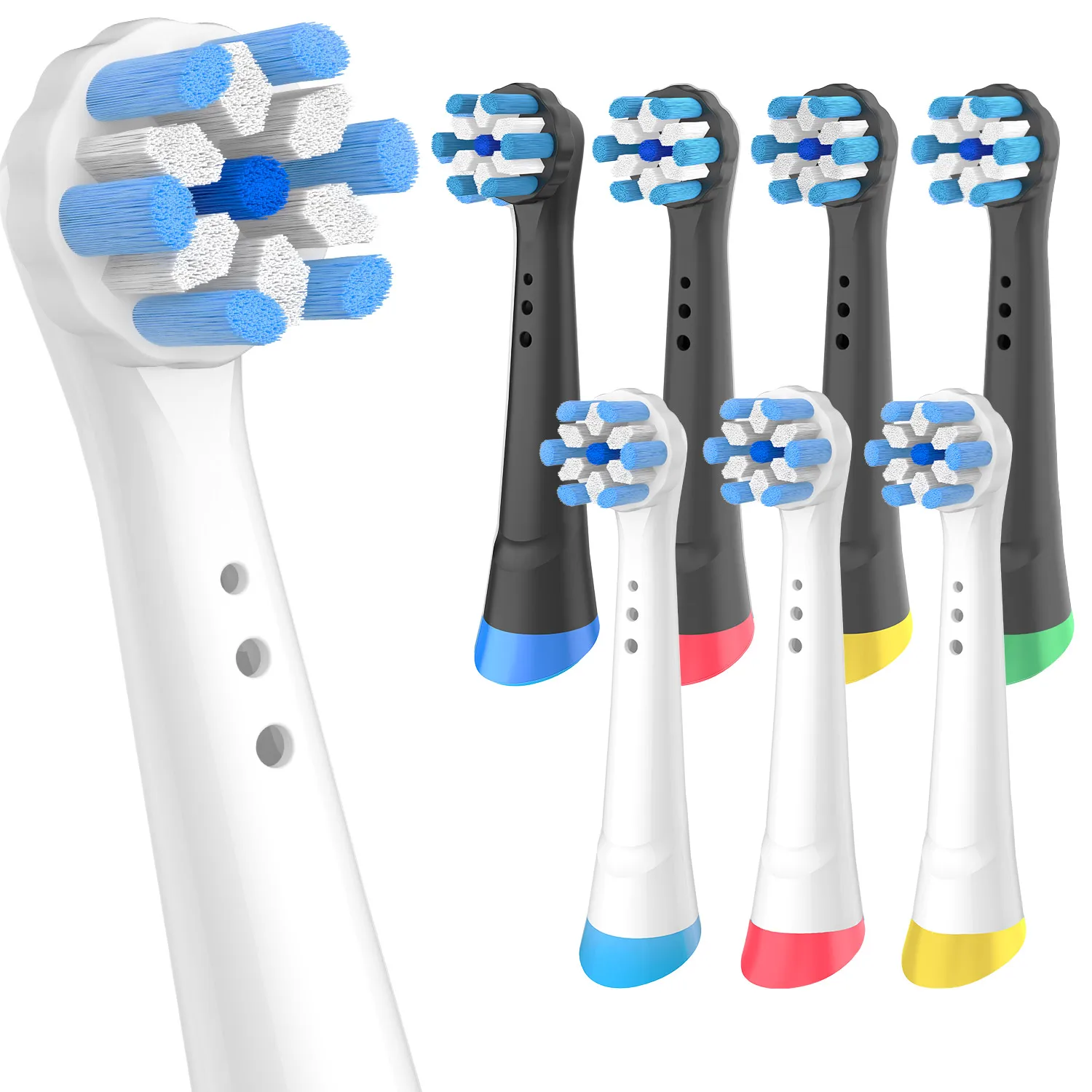 Vervangende opzetborstels compatibel met Braun Oral B iO 3/4/5/6/7/8/9/10 serie elektrische tandenborstel vervangende hoofden