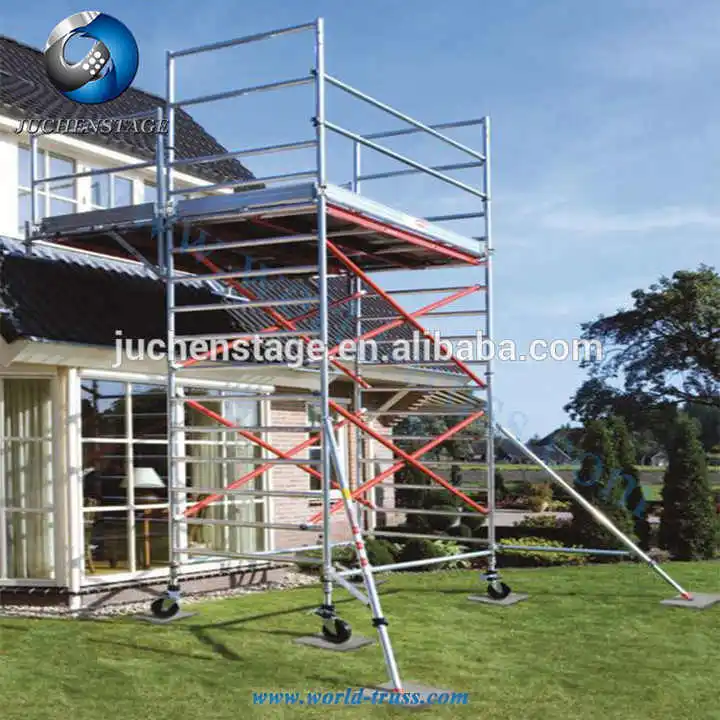 Stable Strong Single Double Cantilever Scaffolding Construction Works Structure Platform Suspended Trestle Steel Scaffolding