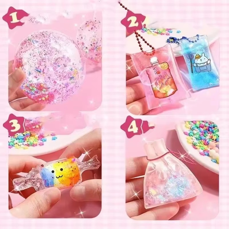 2025 Blowable Bubble Tape Non-marking Double-sided Adhesive for DIY Craft Pinch Toy Making Reusable Color High Sticky Nano Tapes