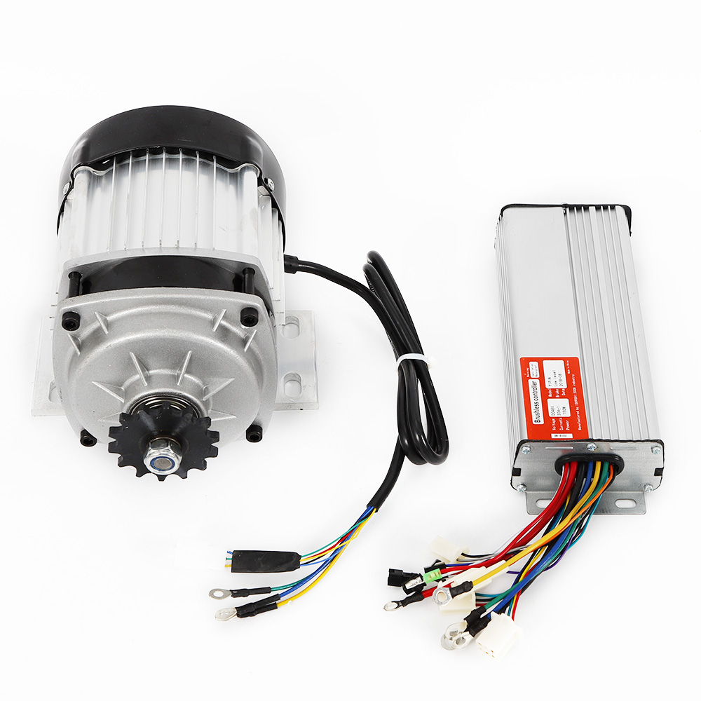 DC 48V 750W Permanentmagnet-Bürstenloser Motor + Controller für E-Bike E-Scooter