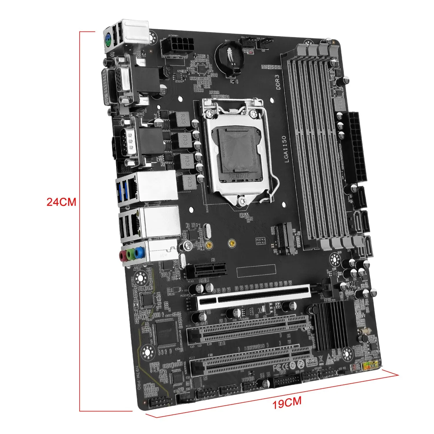Maschinist h97m pro lga 3,0 Motherboard M-ATX Unterstützung DDR3 RAM Intel Core i3 i5 i7 e3 CPU Sata 3,0 USB NVME NGFF M.2