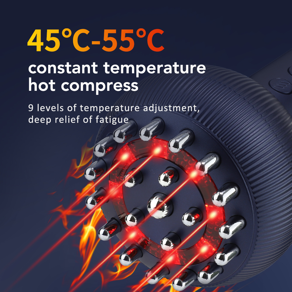 Máquina eléctrica de drenaje linfático, cepillo de masaje corporal meridiano, microcorriente, anticelulitis, aparato de fisioterapia Guasha