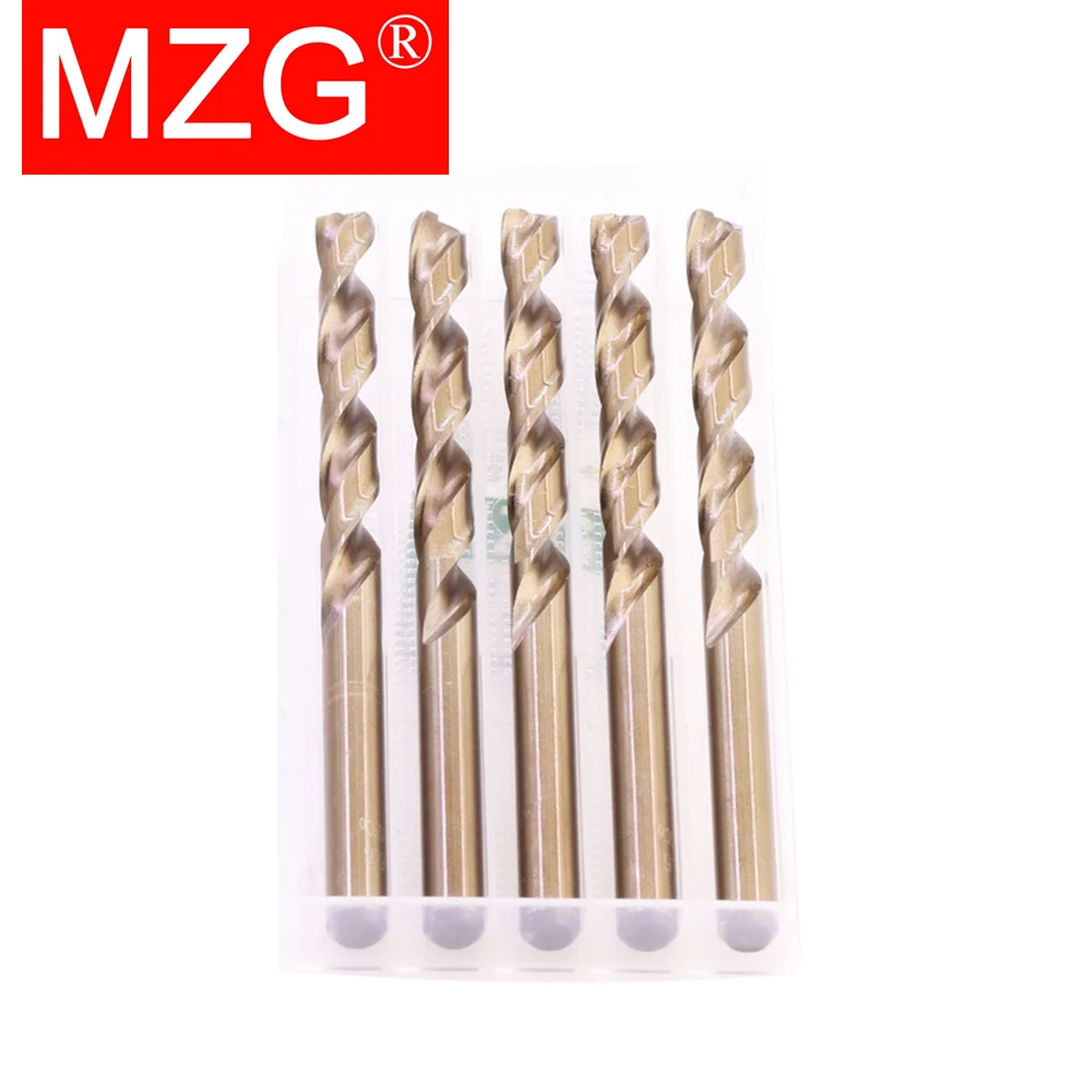 MZG 1.0 - 13.0 MM Coban Phủ Thẳng Vít Chiều Dài Tiêu Chuẩn HSS M35 Thép Tốc Độ Cao Khoan Bộ CNC khoan Cắt