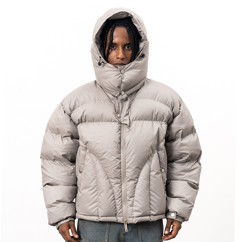 Chaqueta de invierno con capucha engrosada