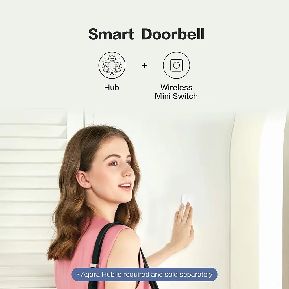 Aqara Sensor Smart Wireless Mini Switch Zigbee One Key Control Button for Homekit Xiaomi Mihome Smart Home Security