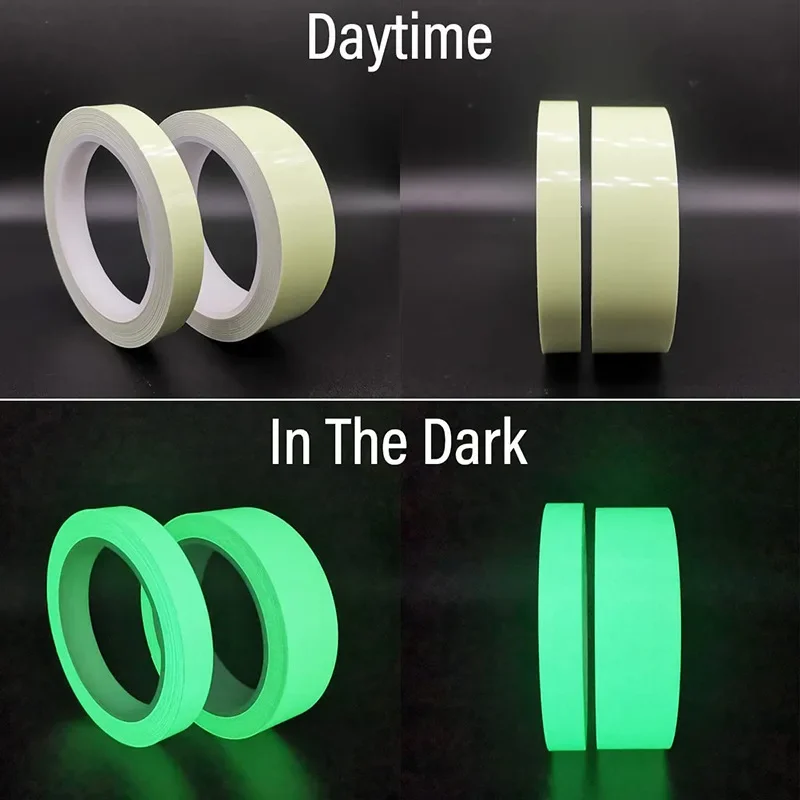 3M SelfกาวสีเขียวเทปเรืองแสงGlow In The Darkสติกเกอร์เวทีตกแต่งเทปเรืองแสงสติกเกอร์คําเตือนเครื่องมือตกปลา