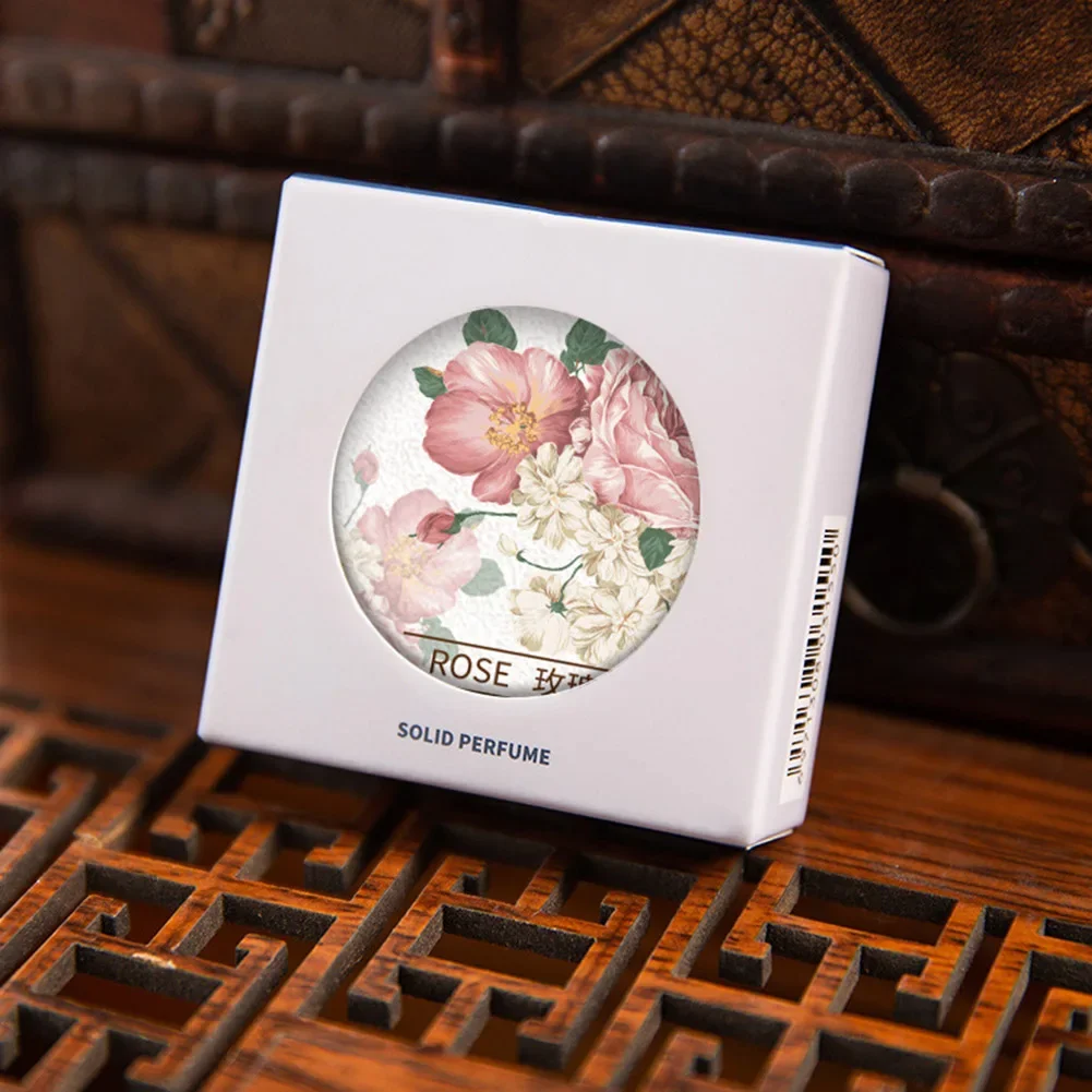Bálsamo sólido duradero resistente al agua para mujer, Perfume sólido de bolsillo, Aroma fresco, Perfumes para el sudor para mujeres y hombres, fragancia desodorante