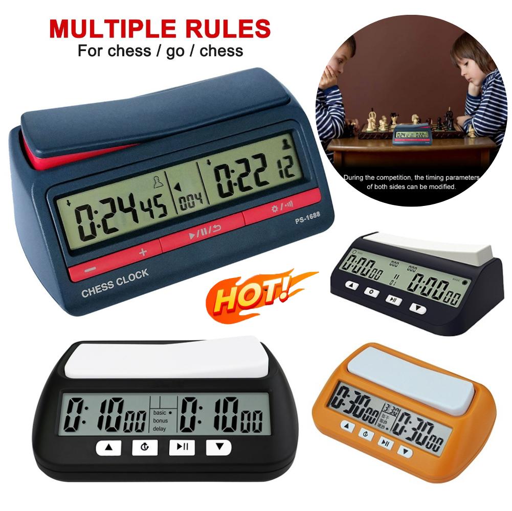 Professioneller Brettspiel-Timer, Count Up Down, Wettbewerb, Stundenzähler, Tischspiele, Schachuhr, digital, für internationales Schach