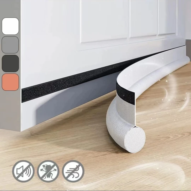 Una striscia sigillante per porta, cucitura per porta, striscia sigillante inferiore, isolamento acustico, striscia antivento, nastro in schiuma, spazio per porta della camera da letto, lavoro manuale impermeabile