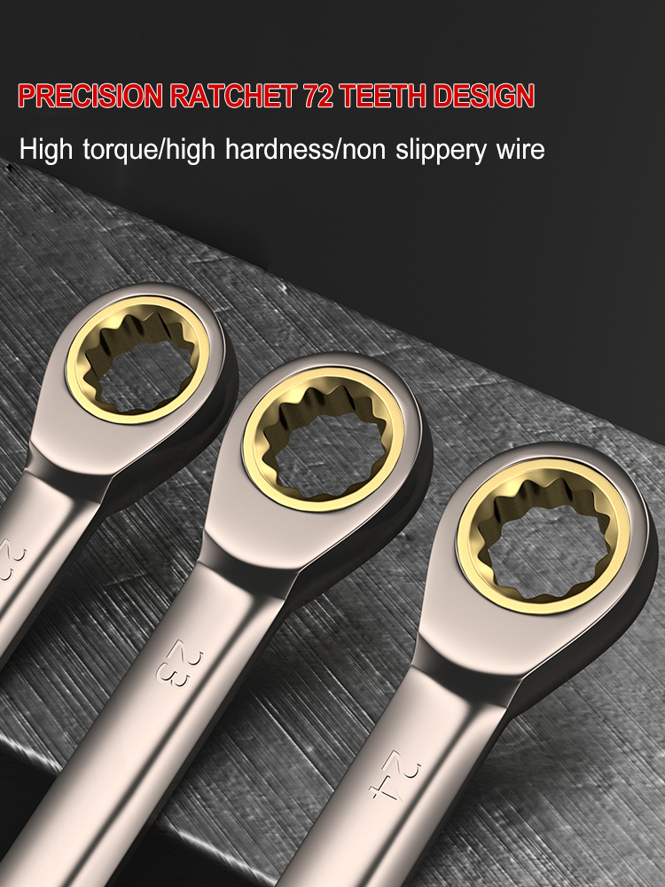 AIRAJ-Chave de catraca resistente para reparação automóvel, Ferramentas de Hardware de alta qualidade, Chave Universal para espaços estreitos, Ferramentas manuais, 6mm, 8mm, 10mm