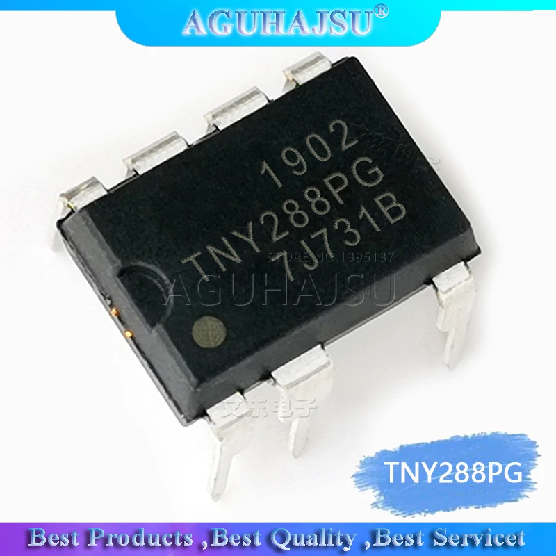 5 sztuk/partia TNY288PG Czarne plastikowe etui ochronne - 7 TNY288 Czarne plastikowe etui ochronne TNY288PN DIP7