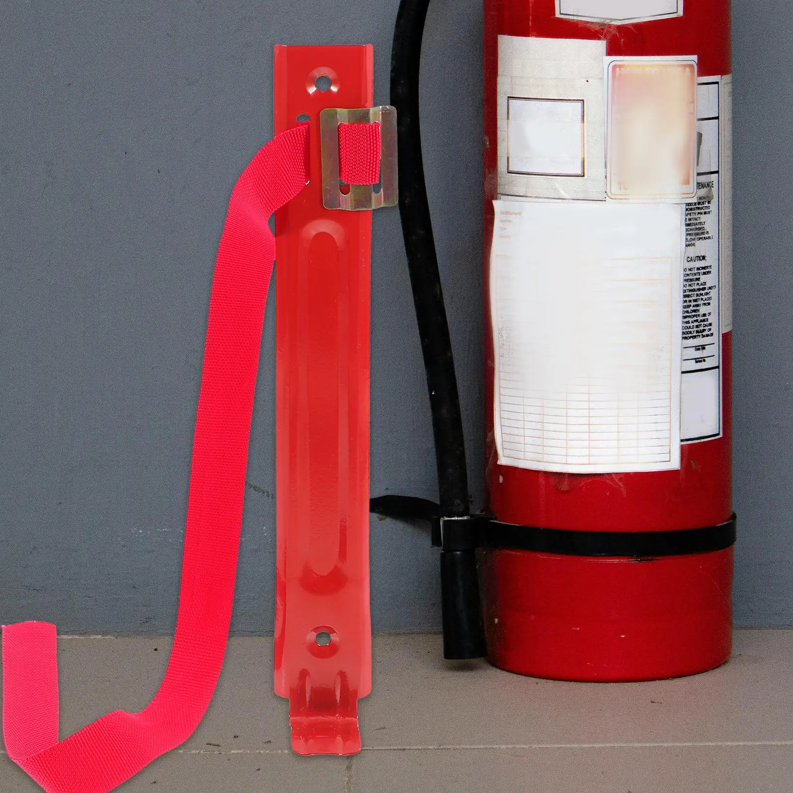2 Pcs Fire Extinguisher Hook Strap Bracket Hanger Mounts Brackets Iron Wall Mount Space Saving Great Materials Versatile Use