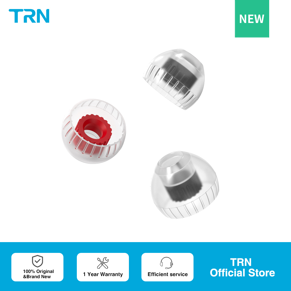 TRN T Tai-Đầu Silicone Eartips Đôi Cấu Trúc Hỗ Trợ Tai Nghe 3 Cặp Tai Nghe Tai Nghe Tai Nghe Nhét Tai TRN MT3 Kirin BAX