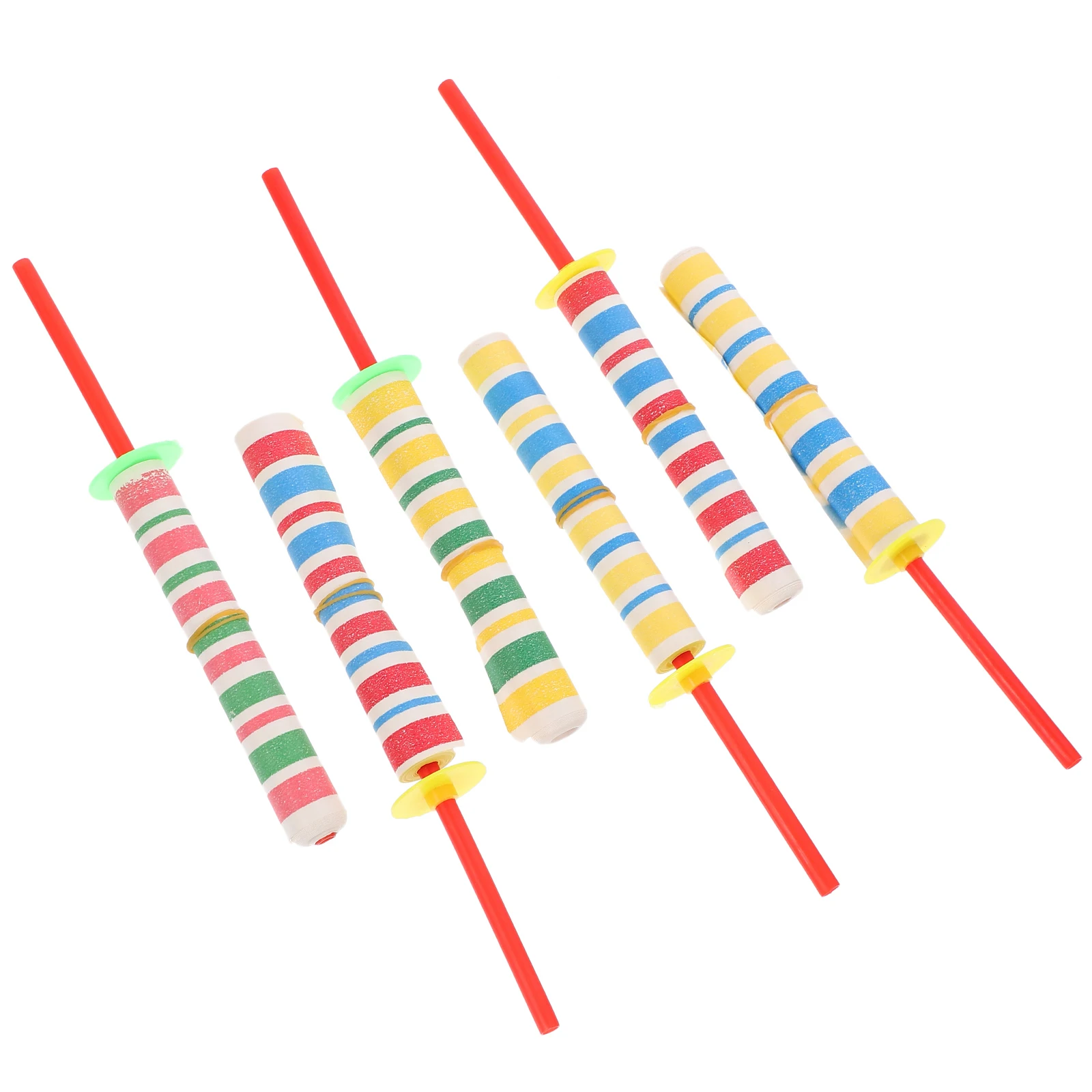 6 ชิ้นของเล่นเด็กกระดาษดอกไม้ Flickers สําหรับเด็กเด็กตลกของเล่น Party Favor รางวัลวันเกิด Party Telescopic