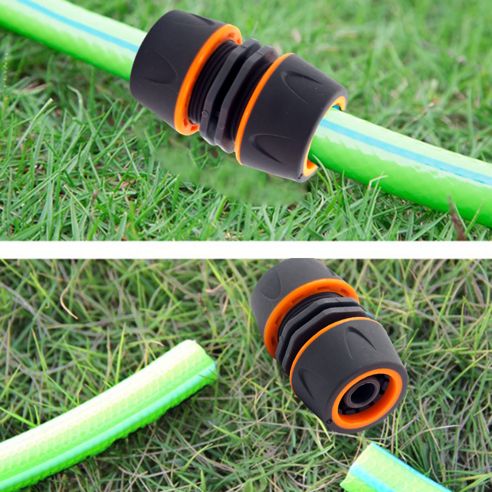 1pcs 1/2 인치 호스 조이너 확장 커넥터 어댑터 정원 호스 파이프 급수 관개 확장 수리 커넥터