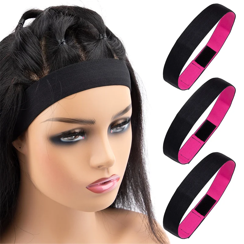 Conjunto de kit de instalação de peruca, 7 peças, hd, tampas de peruca, cola e removedor, faixa de derretimento para renda frontal, bastão de cera com escova de borda