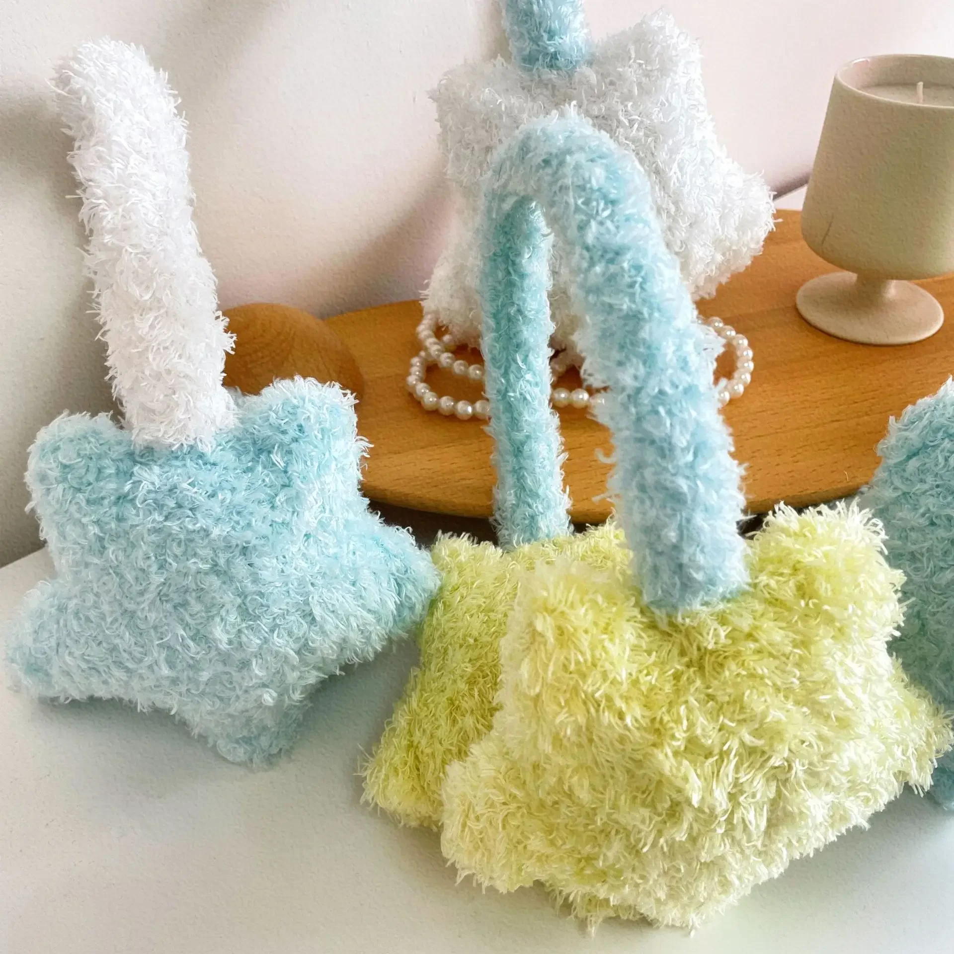 Y2K Star Plush Earmuffs ขี่จักรยานกลางแจ้งป้องกันหูการปิดกั้นสีหูกระเป๋าฤดูหนาวที่อบอุ่นปลั๊กอุดหู Y2K ชุดหูฟังฝาครอบหู