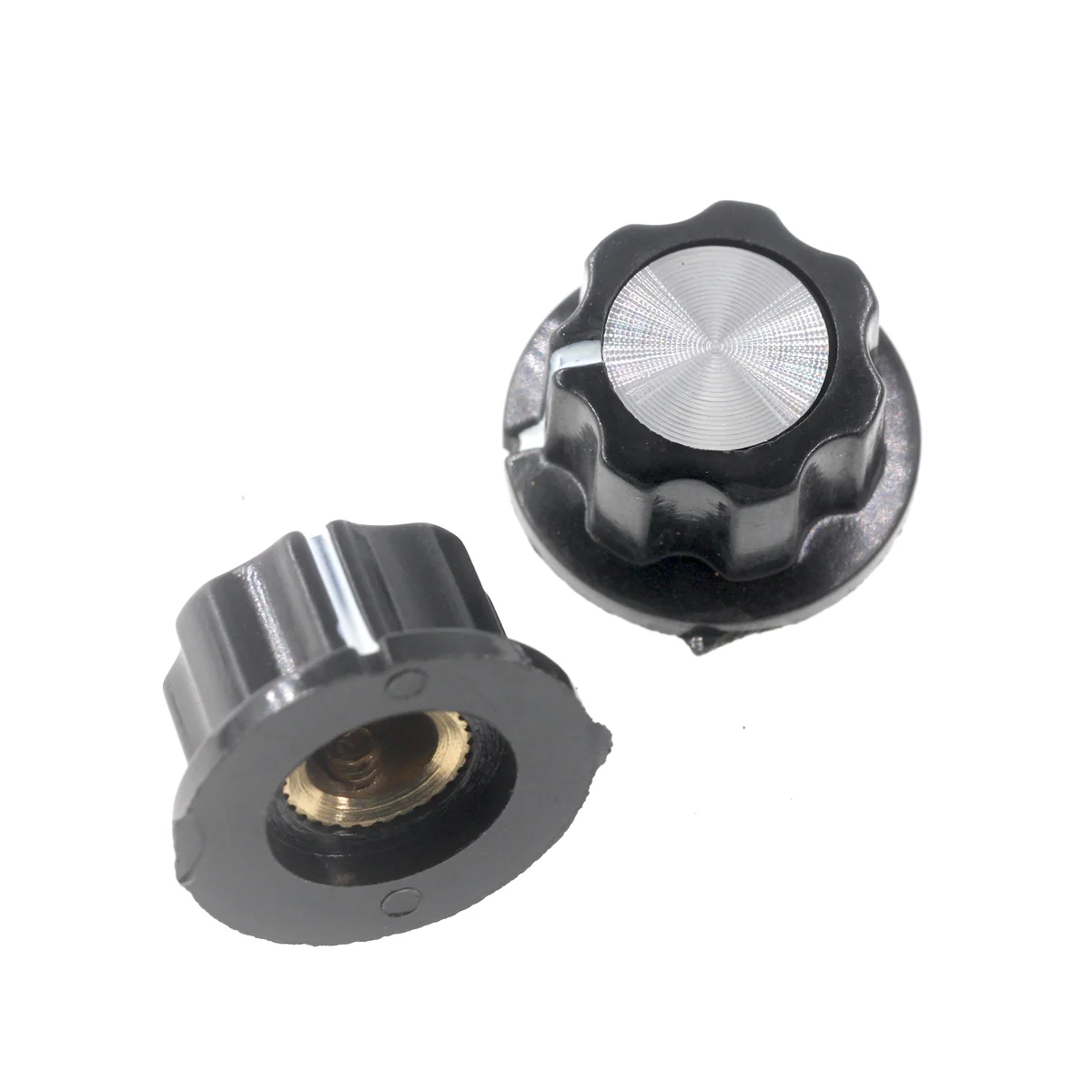 20PCS MFA01 MFA02 MFA03 MFA04 MFA05 Interruttore della manopola A-1 A-2 A-3 A-4 A-5 manopola del potenziometro della Bachelite calotta del pomello foro interno: 6mm