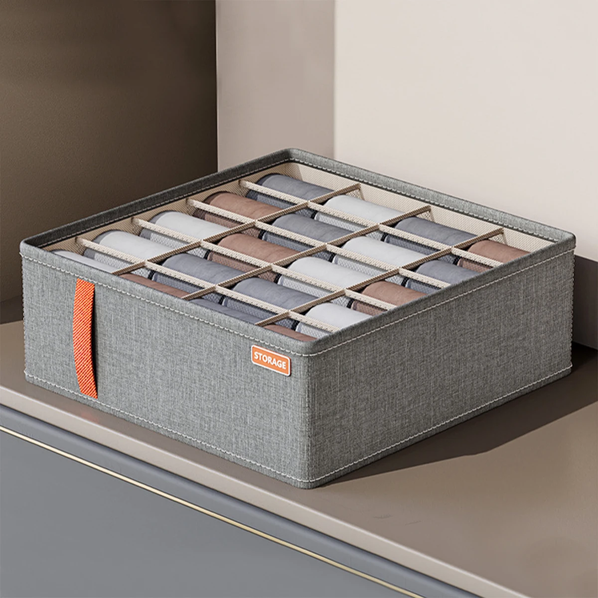 Underwear and socks storage box multi-function storage box