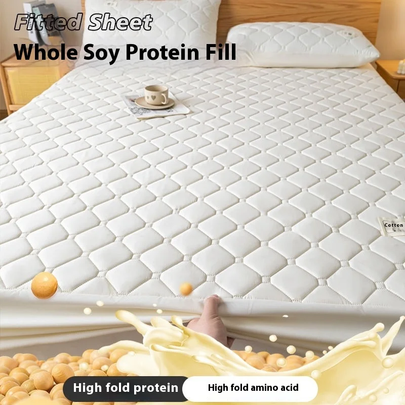 Colchão impermeável acolchoado, capa protetora à prova de poeira, colcha lavável, à prova de vazamento, paciente urina e idosos cuidados de enfermagem