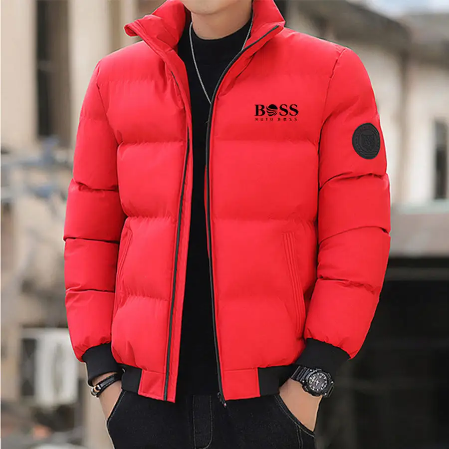 Chaquetas acolchadas para hombre, abrigo Parker, chaqueta Parker 2025, nueva ropa de invierno gruesa, cálida, informal, fría e impermeable, chaquetas de plumón para hombre