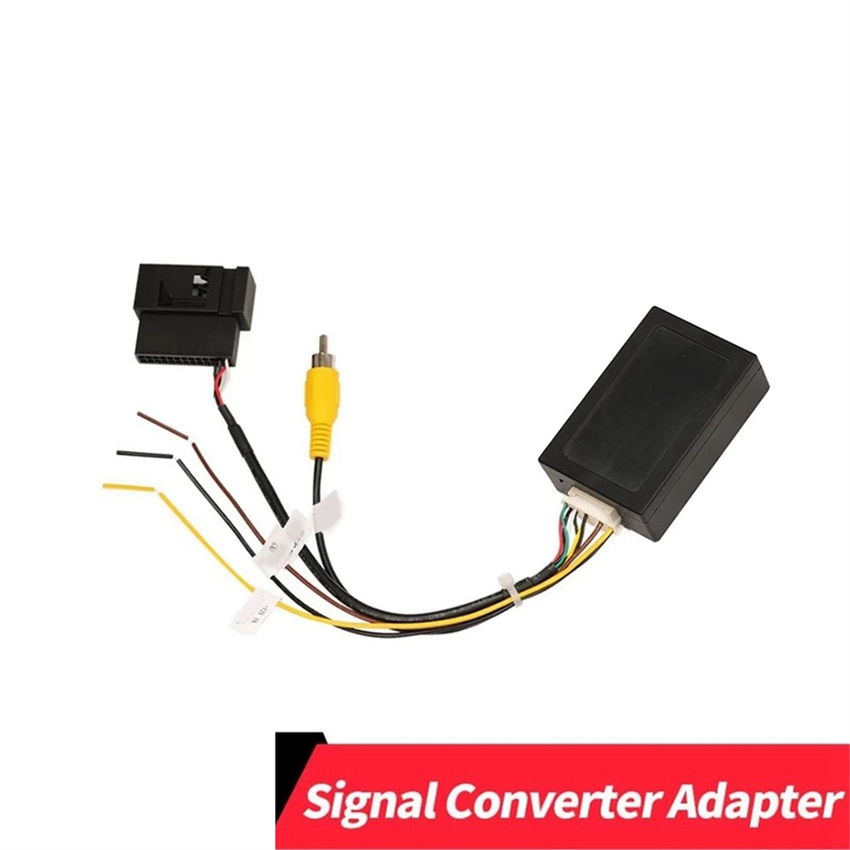 AA91 RGB auf (RCA) AV CVBS Signalkonverter Decoder Box Adapter für Werksrückskamera Tiguan Golf 6 Passat CC