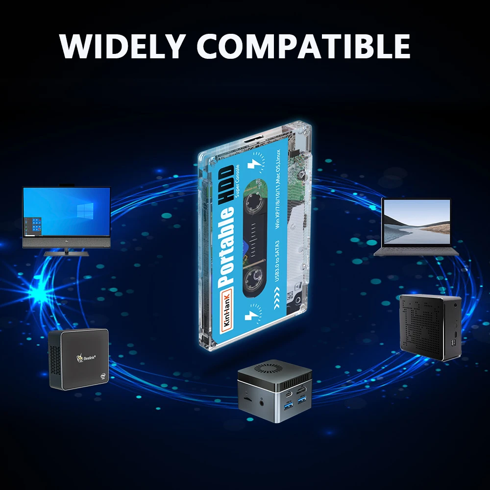 Kinhank Super Console X Batocera 33 500G Hard Drive Disk 110000+ Retro Video Games For PS1/SS/DC/MAME/ARCADE Plug and Play