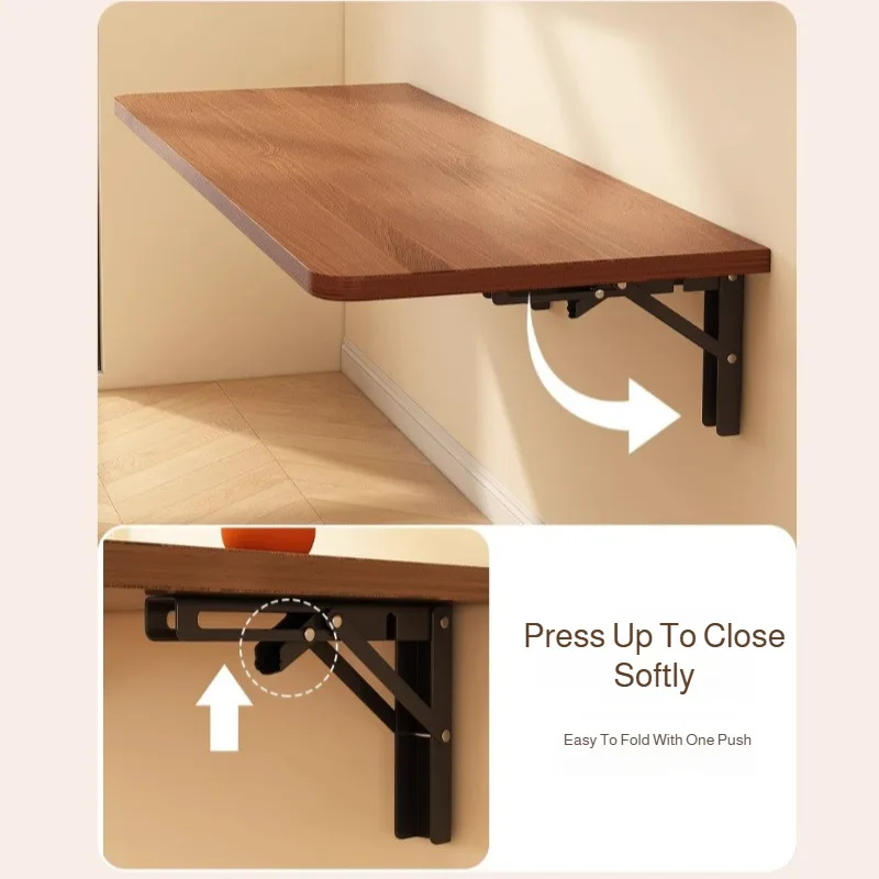 Foldable desk wall wall mounted folding table wall mounted study table balcony against the wall hanging wall side table