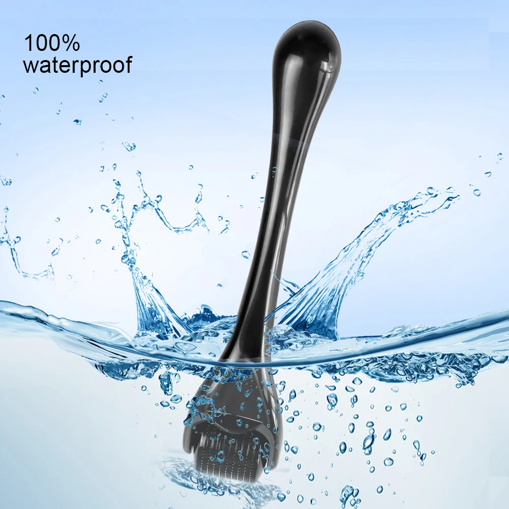 Ds 540 rolo derma para crescimento do cabelo mesoroller barba rosto titânio dermaroller cuidados com a pele micro agulha rolo dermapen