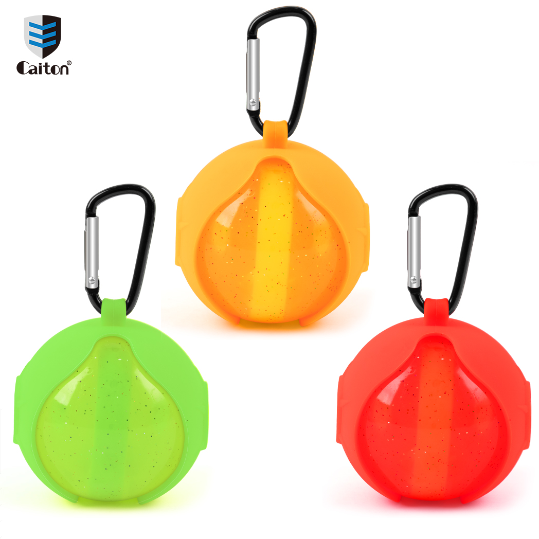 Силиконовый чехол для мяча для гольфа Caiton, 1 шт., противоударные аксессуары для паркового гольфа, подходят для стандартных мячей для гольфа, защита мяча для гольфа в парке