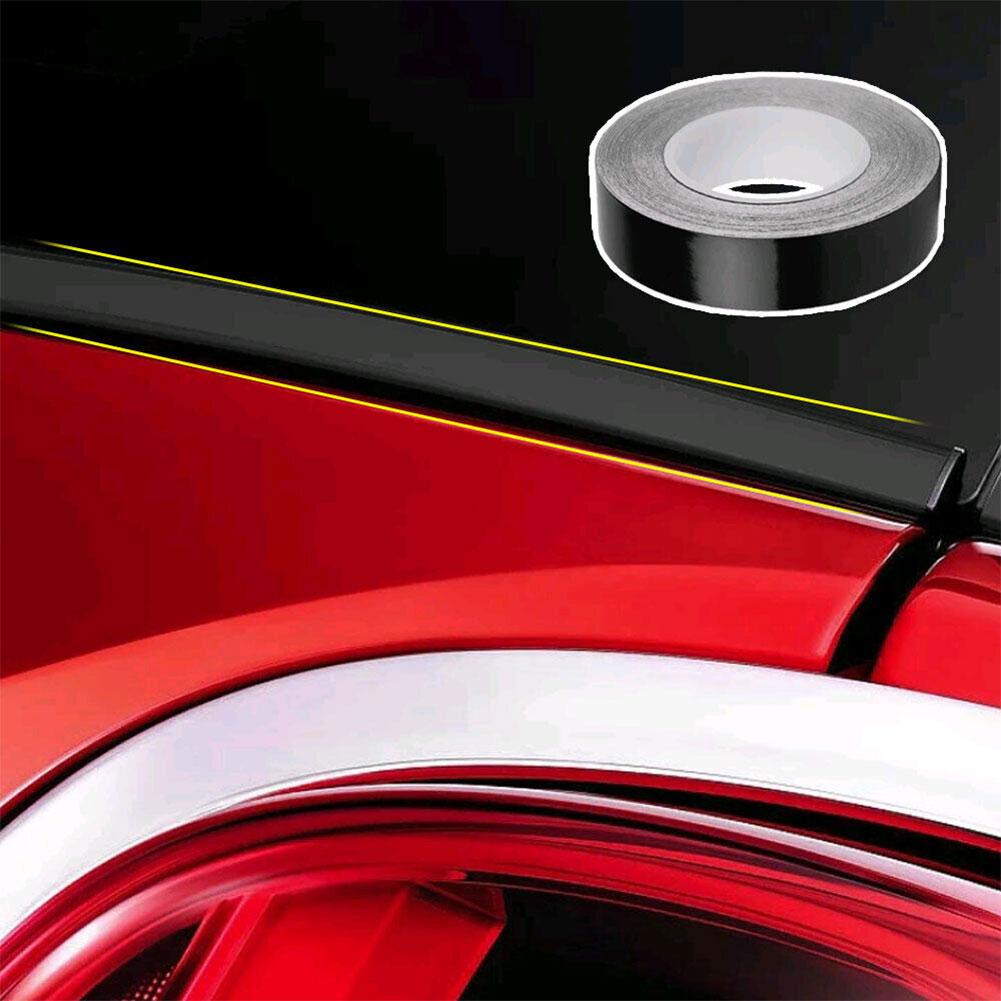 Pegatinas de película de embellecedor de ventana de coche, calcomanía de cintura de puerta, línea negra, Mini One Countryman R56, R55, R50, R52, R53, R60, R57, R6, U9v1