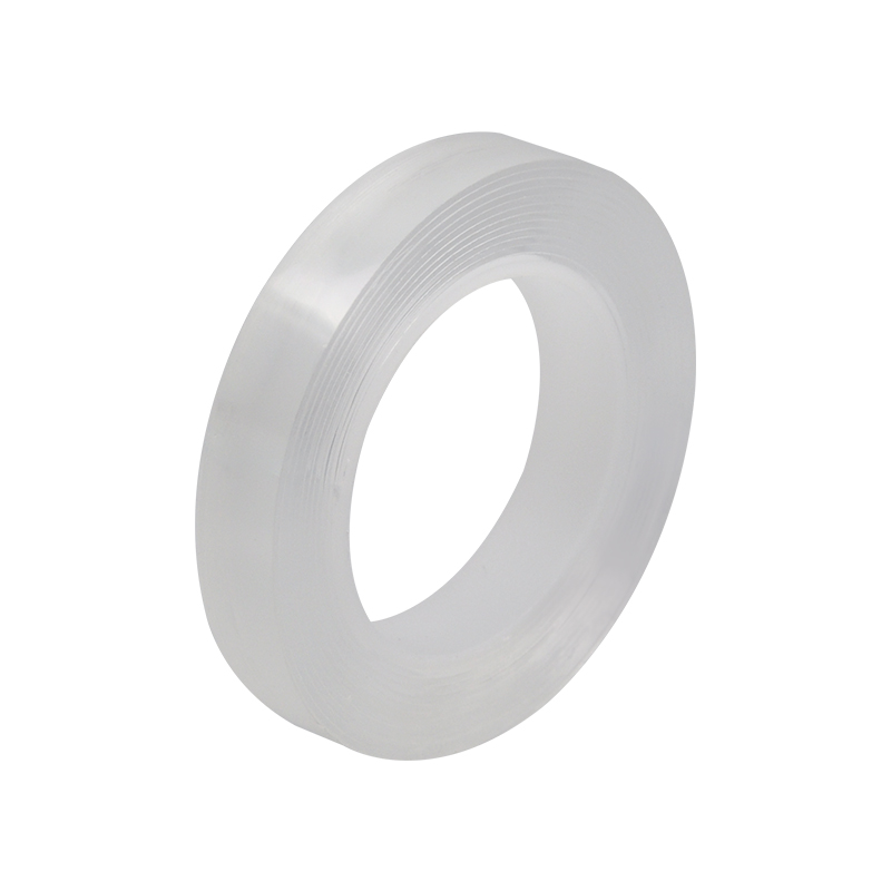 largo 1 cm lungo 2 m Nano nastro trasparente lavabile riutilizzabile biadesivo adesivo senza traccia rimovibile