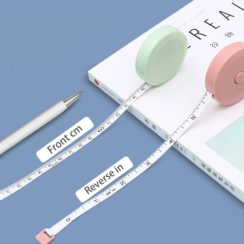 1.5M Soft Tape Measure Double Scale Body Sewing Flexible Measurement Ruler For Body Measuring Tools Tailor Craft 60/79Inch