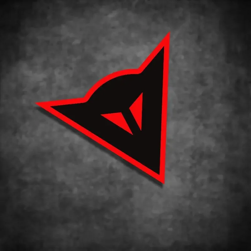 Motocicleta Triângulo Adesivos, Decalques de Vinil, Impermeável, Auto-Adesivo, Tanque de Combustível, Decoração do Logotipo, Capacete De Corrida, 1Pc, 2Pcs