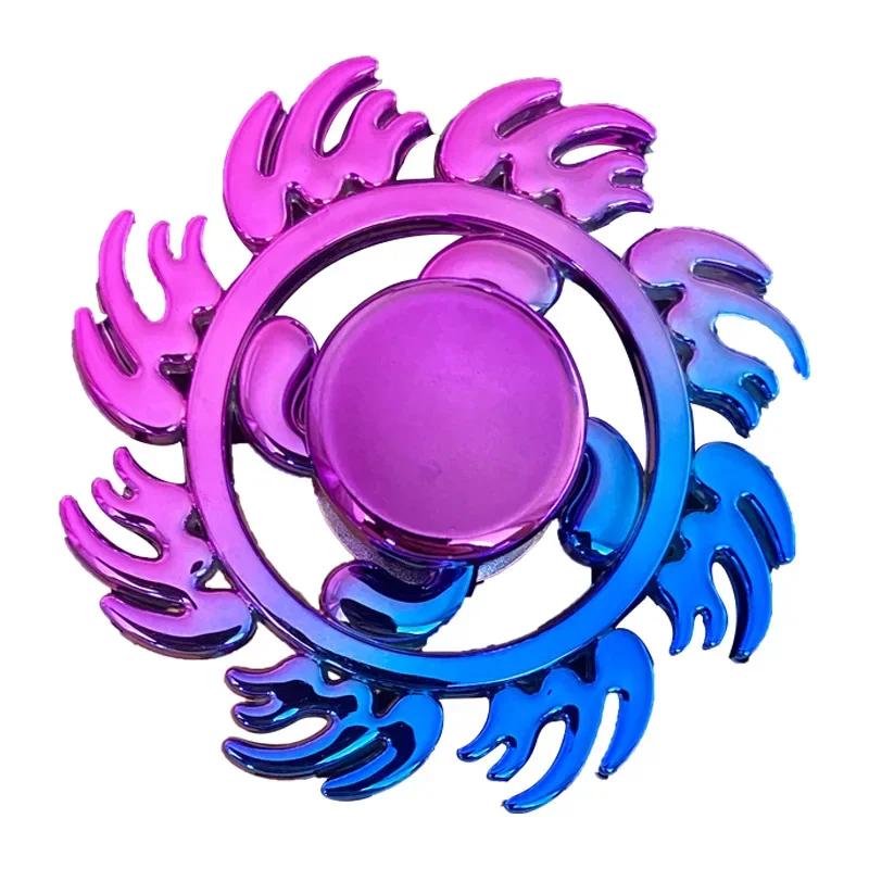 ABS สีสัน Fidget Spinner ของเล่นป้องกันความวิตกกังวล Spinners บรรเทาความเครียดปลายนิ้ว Gyroscope สําหรับลดเด็กผู้ใหญ่ Decompression