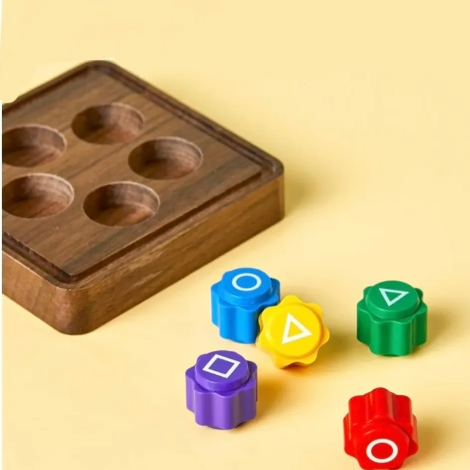 Calamari Game Sets Dice Gong-gi Game Party Square Circle Triangle Printing Bar Games Party Props Korean Film Squid Play Game Set