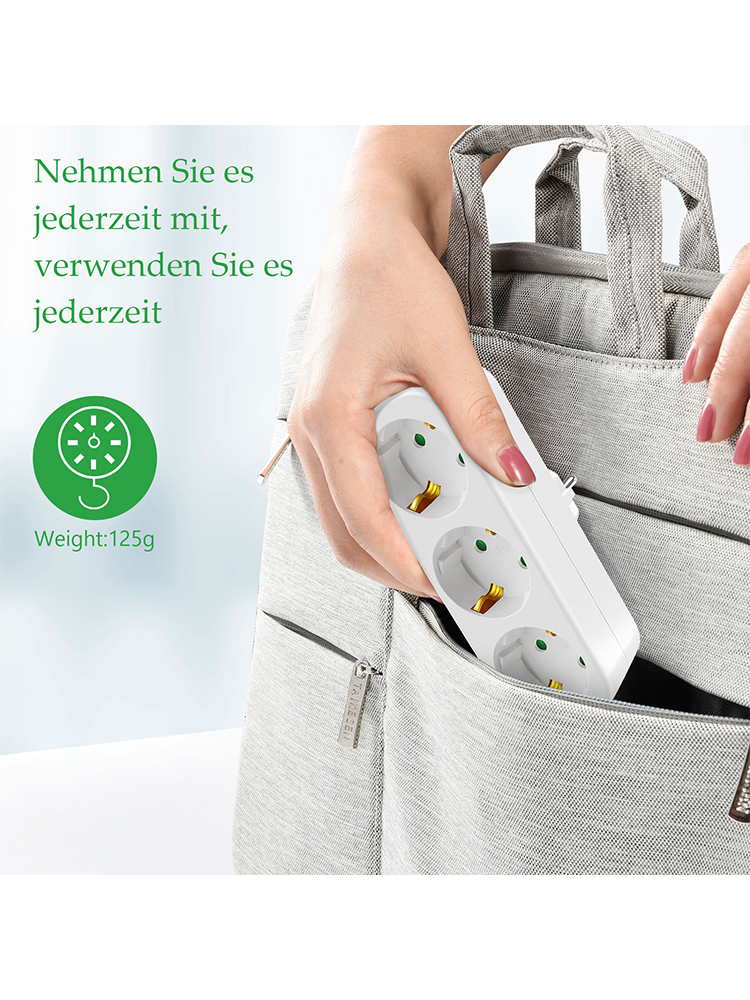 EU Steckdose 3 Outlets Europäischen Standard Adapter Erweiterung Steckdose 2 Pin Stecker Verlängerung AC Konverter Adapter hause