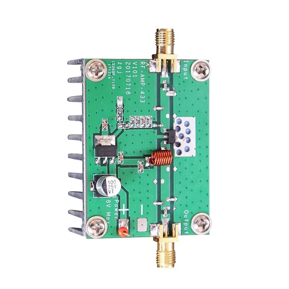 BABQ 433MHz 8W Power Amplifier Board RF HF High Frequency Amplifiers Digital Power Amplificador