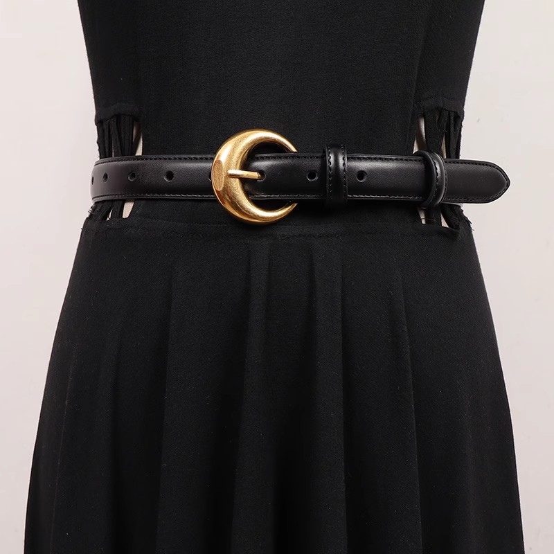 Cummerbunds en cuir véritable pour femmes, ceinture corsets, ceinture large, décoration de l'environnement, mode vintage, structure dorée, robe féminine, R2243