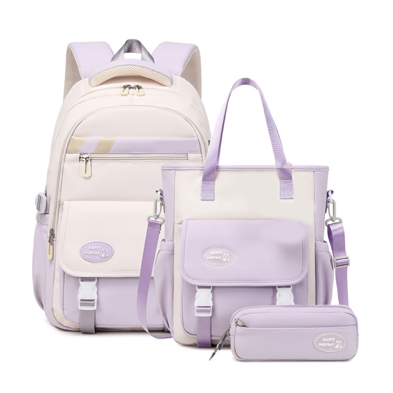3 sztuk/2 sztuk Bookbags plecak tornister torba na ramię torebka piórnik