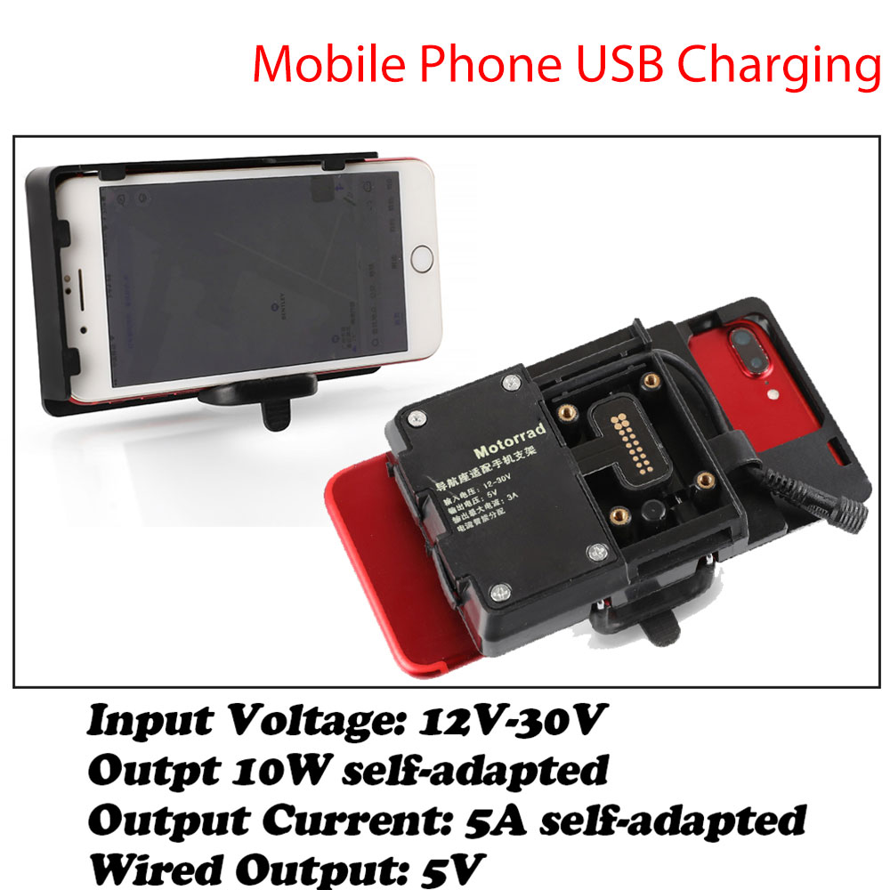 ハンドヘルド GPS ナビゲーター USB 充電器オートバイ電話ナビゲーションホルダー BMW R1200GS R1250GS CRF1000L アフリカツイン ADV F800GS GS