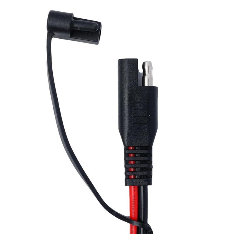 12V Charger Cable For Motorcycle Battery Terminal To SAE Quick Extension Cord Cable Connector For Battery Charger/Maintainer